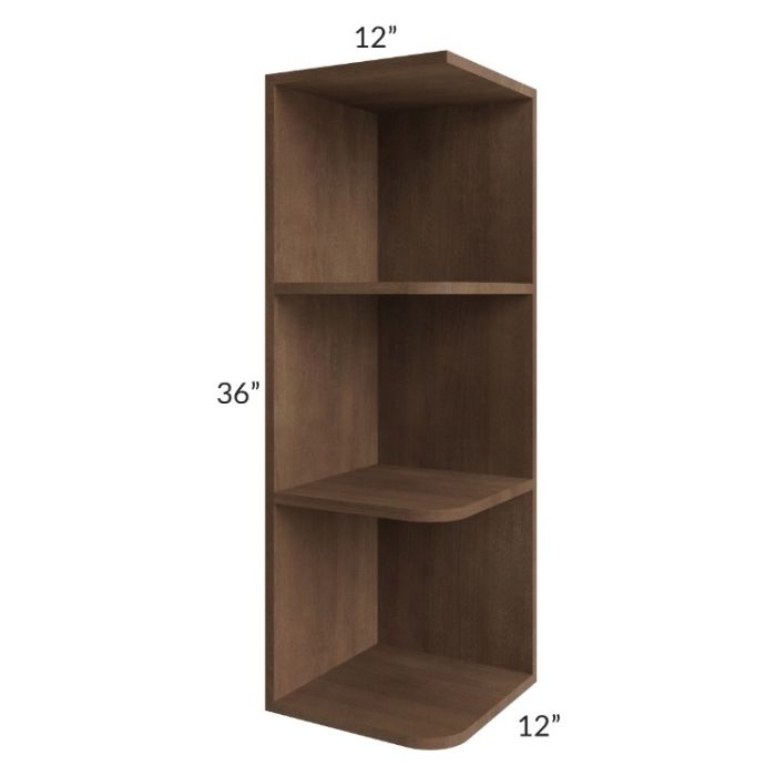 Gramercy Coffee 12x36 Open End Wall Cabinet