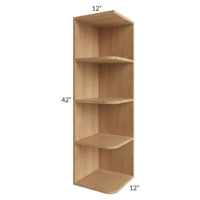 Midtown Timber Shaker 12x42 Open End Wall Cabinet