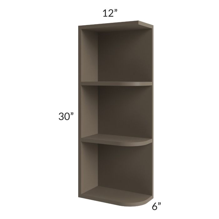 Tuscan Stone 6x30 Open End Wall Cabinet – Left Opening