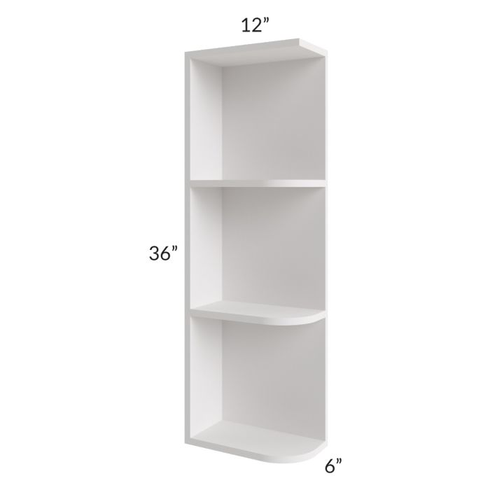 Tuscan Cloud 6x36 Open End Wall Cabinet – Left Opening