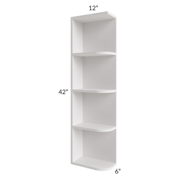 Tuscan Cloud 6x42 Open End Wall Cabinet – Left Opening
