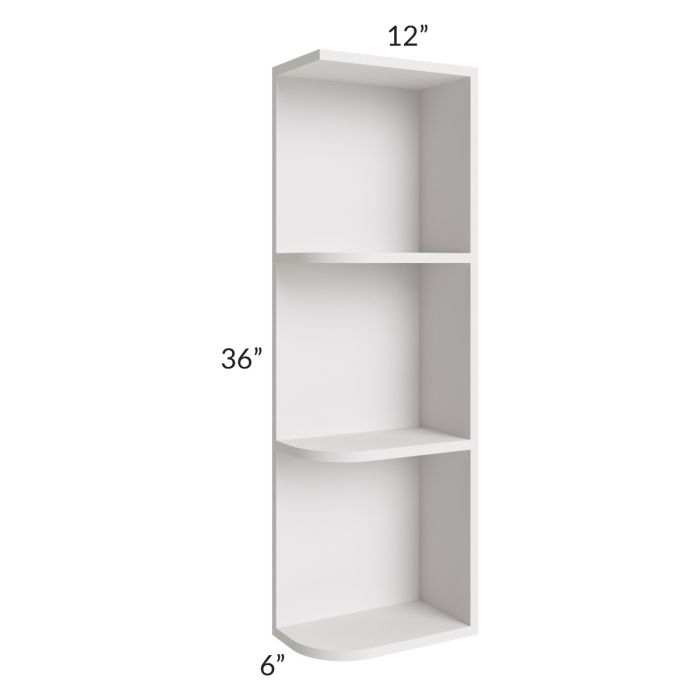 Tuscan Cloud 6x36 Open End Wall Cabinet – Right Opening