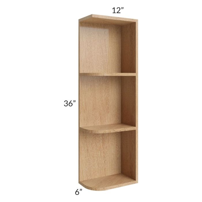 Midtown Timber Shaker 6x36 Open End Wall Cabinet – Right Opening