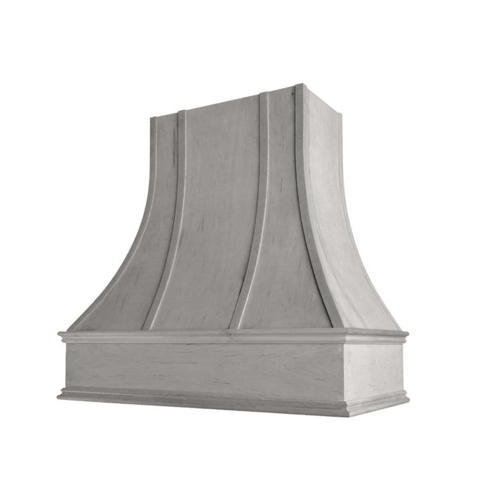 Catalina Mist Asheville Strapped Curved Hood with Classic Molding