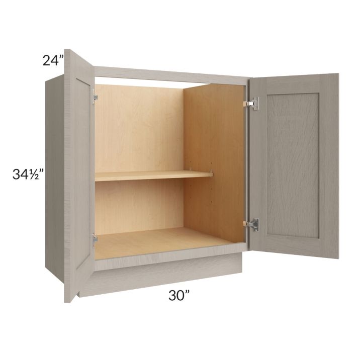 Catalina Mist 30" Full Height Door Base Cabinet