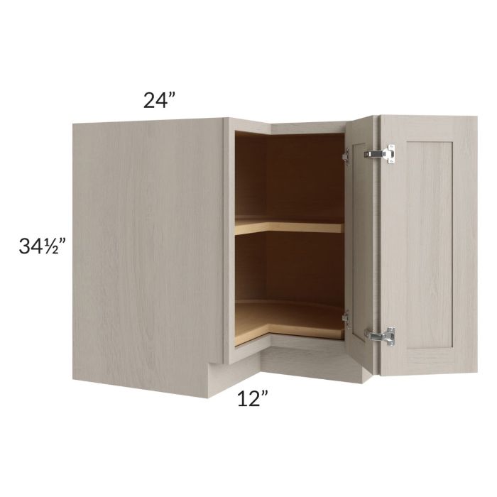 Catalina Mist 36" Lazy Susan Base Cabinet
