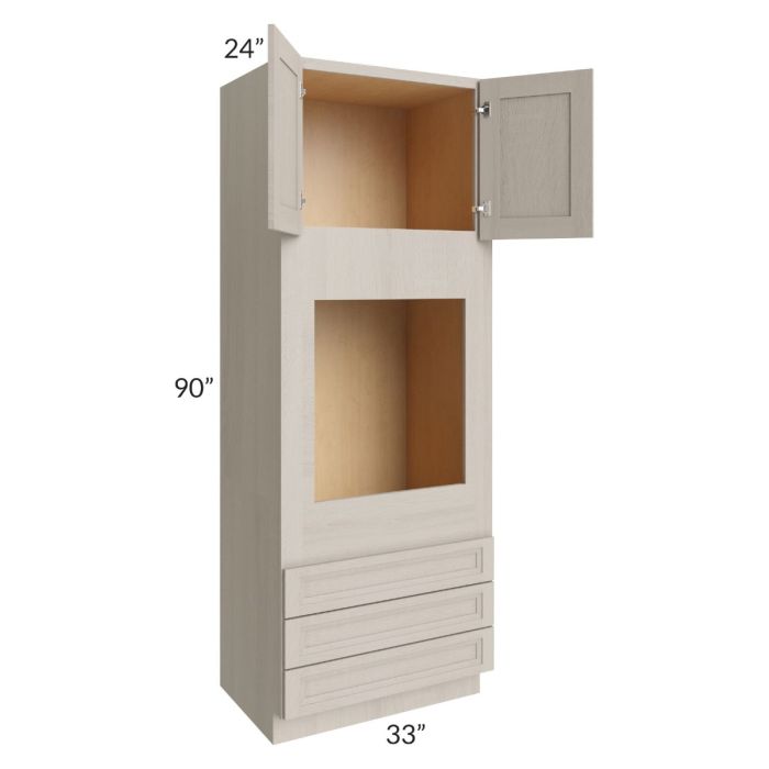 Catalina Mist 33x90x24 Oven Cabinet