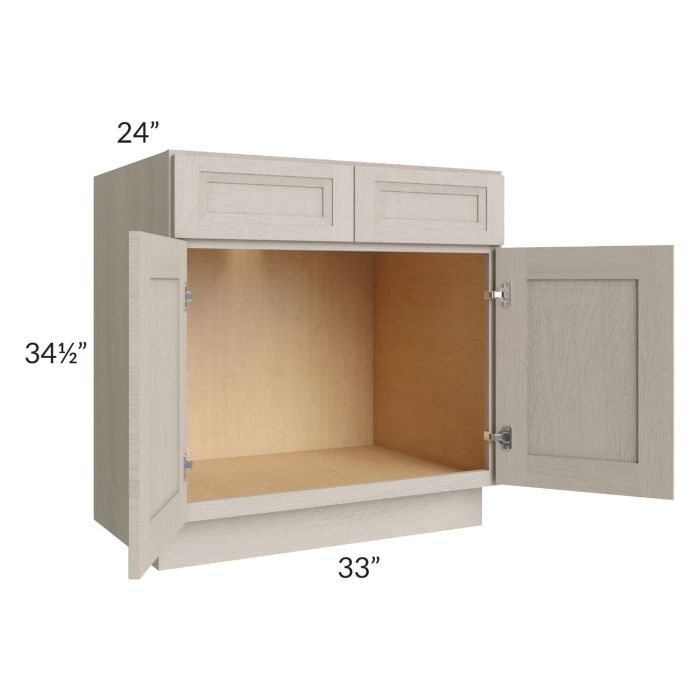 Catalina Mist 33" Sink Base Cabinet