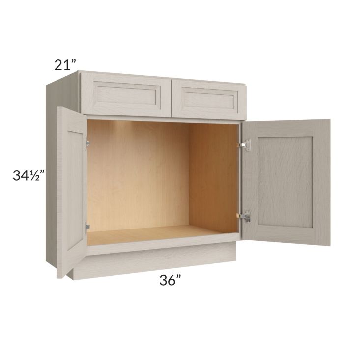 Catalina Mist 36" Vanity Base Cabinet