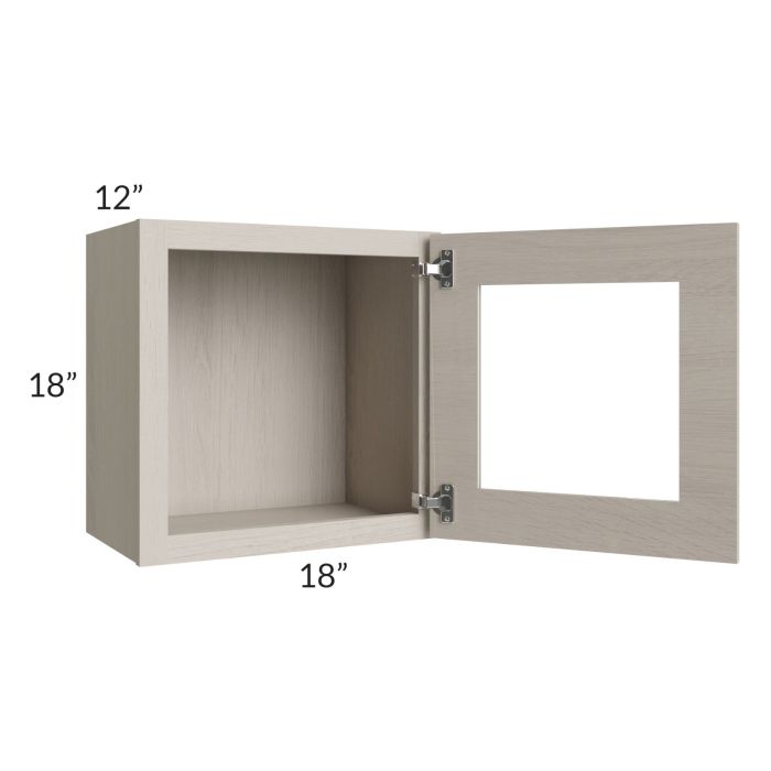 Catalina Mist 18x18 Decorative Wall Cabinet