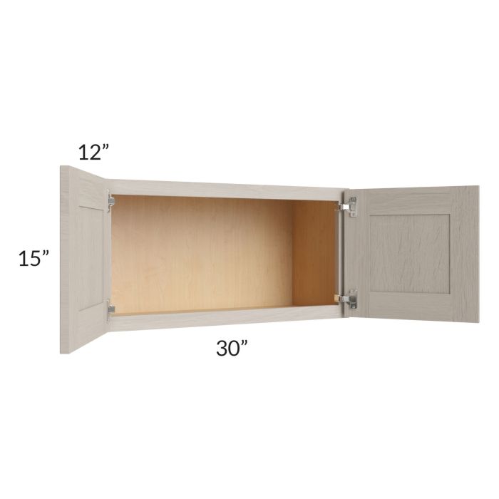 Catalina Mist 30x15 Wall Cabinet