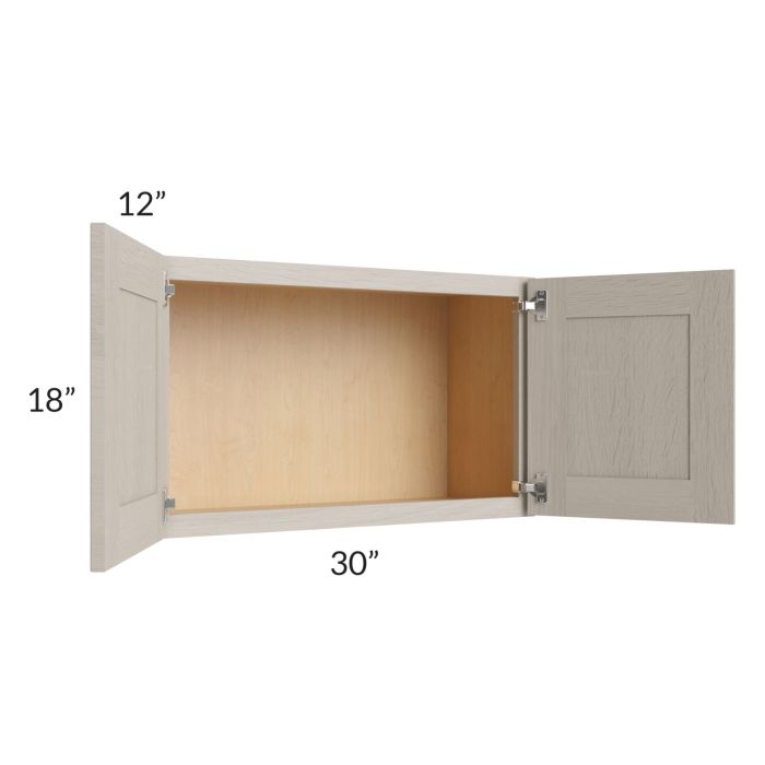 Catalina Mist 30x18 Wall Cabinet