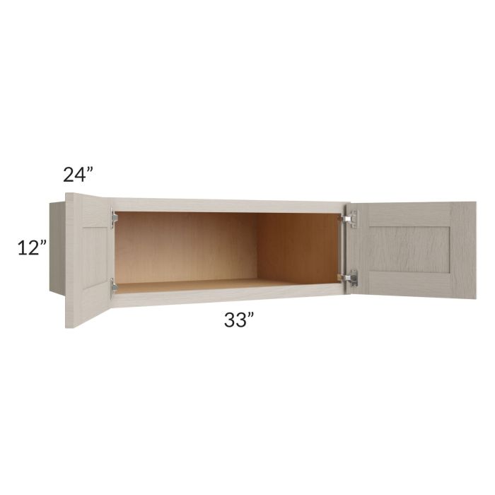 Catalina Mist 33x12x24 Wall Cabinet
