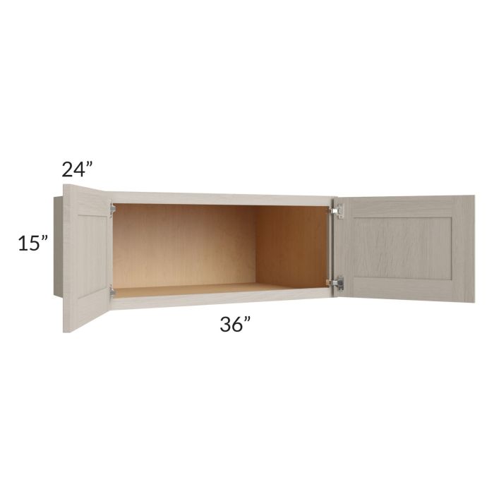Catalina Mist 36x15x24 Wall Cabinet