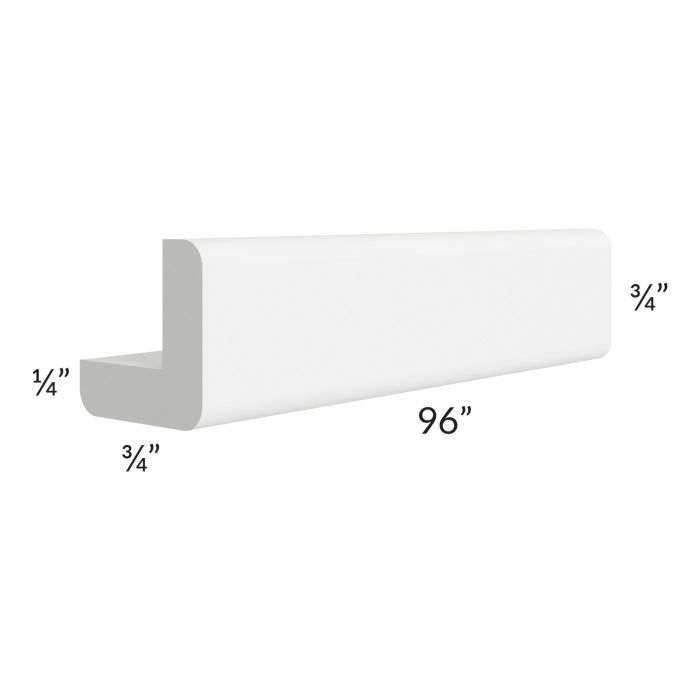 Stratton White Shaker 96" Outside Corner Molding