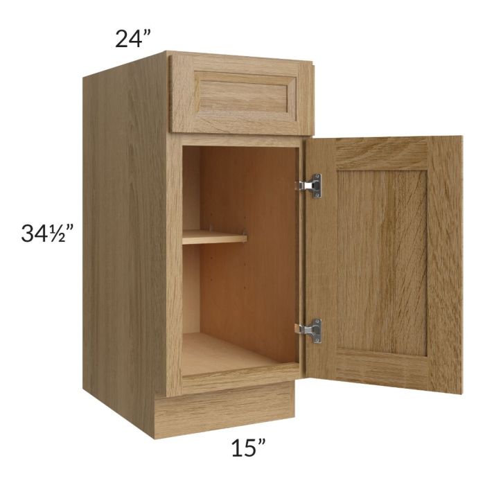 Catalina Toffee 15" Base Cabinet
