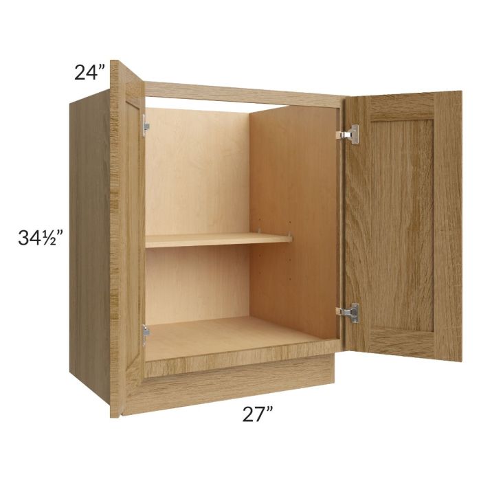 Catalina Toffee 27" Full Height Door Base Cabinet