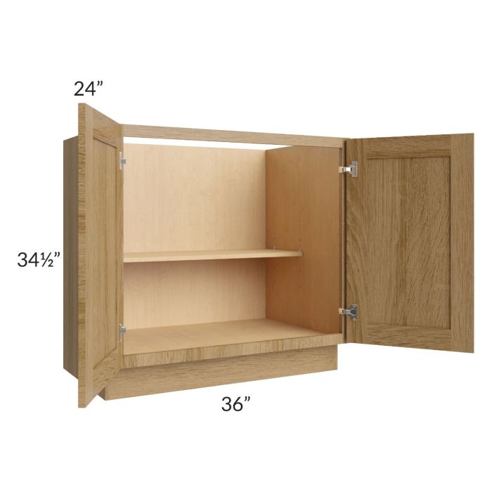 Catalina Toffee 36" Full Height Door Base Cabinet