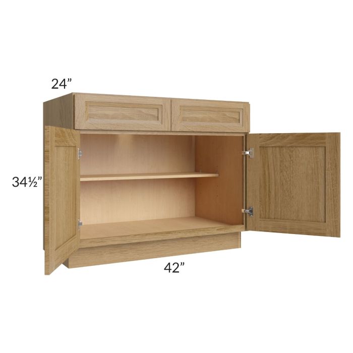 Catalina Toffee 42" Base Cabinet