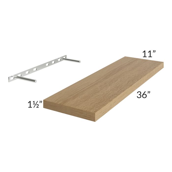 Catalina Toffee 36" Floating Shelf