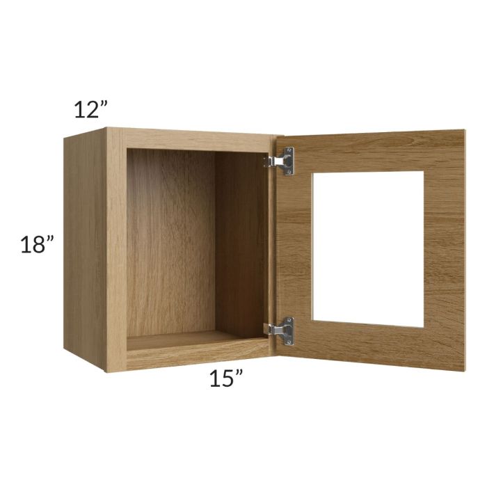 Catalina Toffee 15x18 Decorative Wall Cabinet