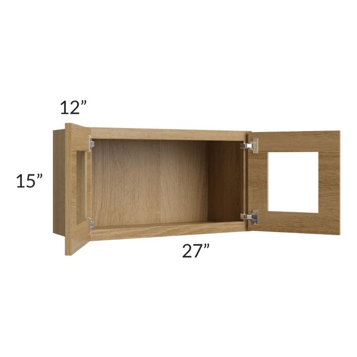 Catalina Toffee 27x15 Decorative Wall Cabinet