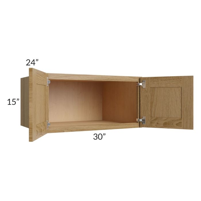 Catalina Toffee 30x15x24 Wall Cabinet