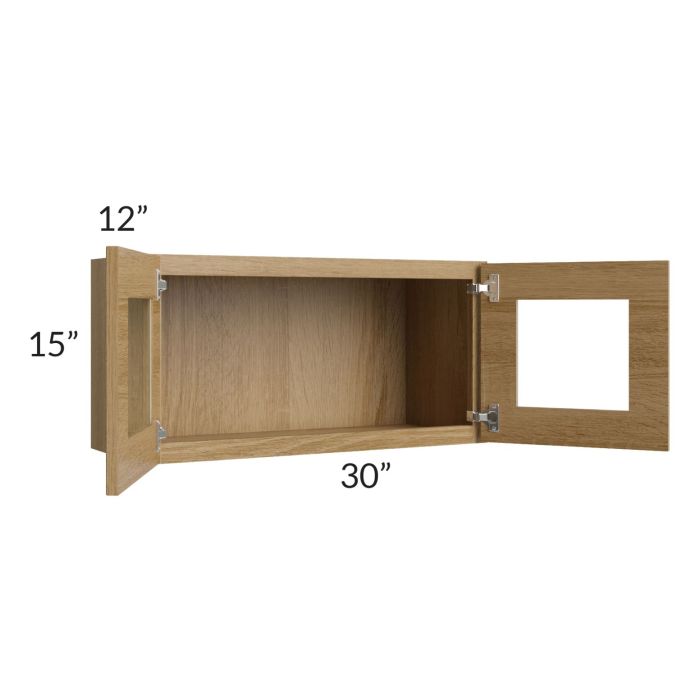 Catalina Toffee 30x15 Decorative Wall Cabinet