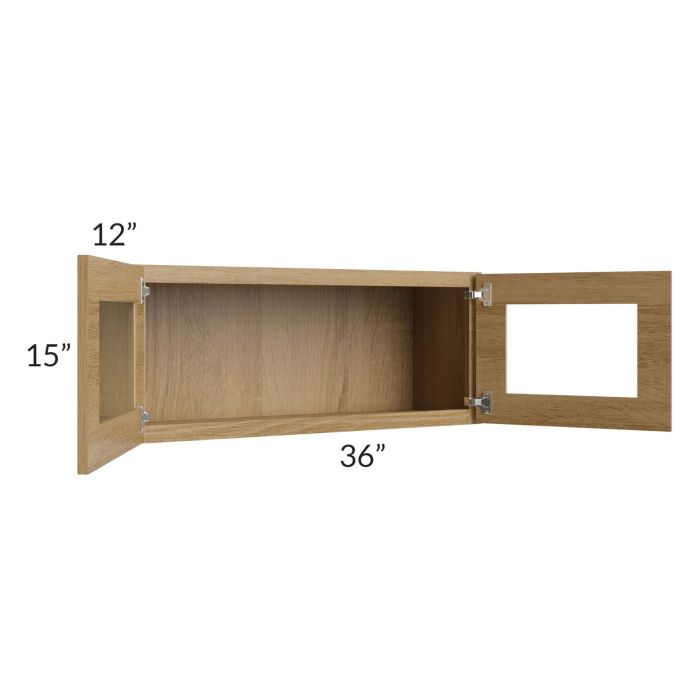 Catalina Toffee 36x15 Decorative Wall Cabinet