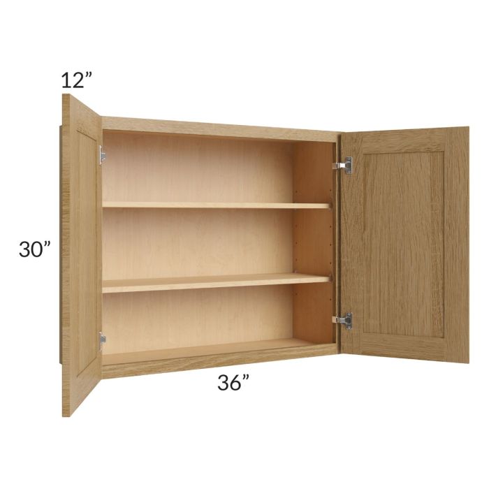 Catalina Toffee 36x30 Wall Cabinet