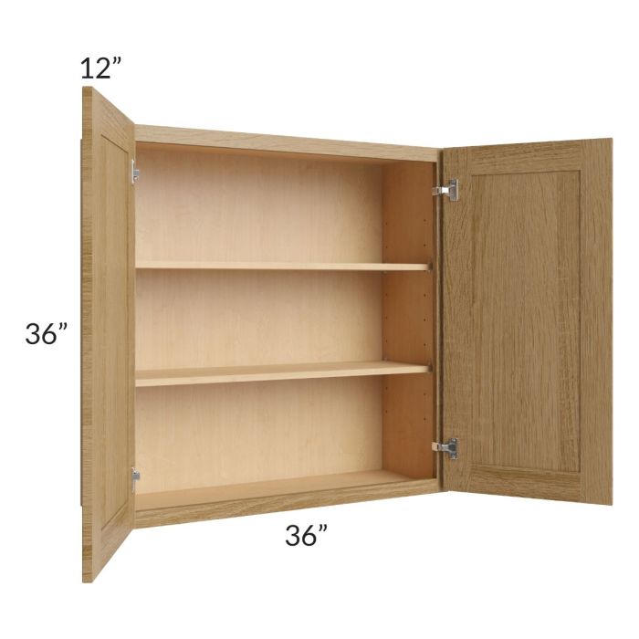 Catalina Toffee 36x36 Wall Cabinet