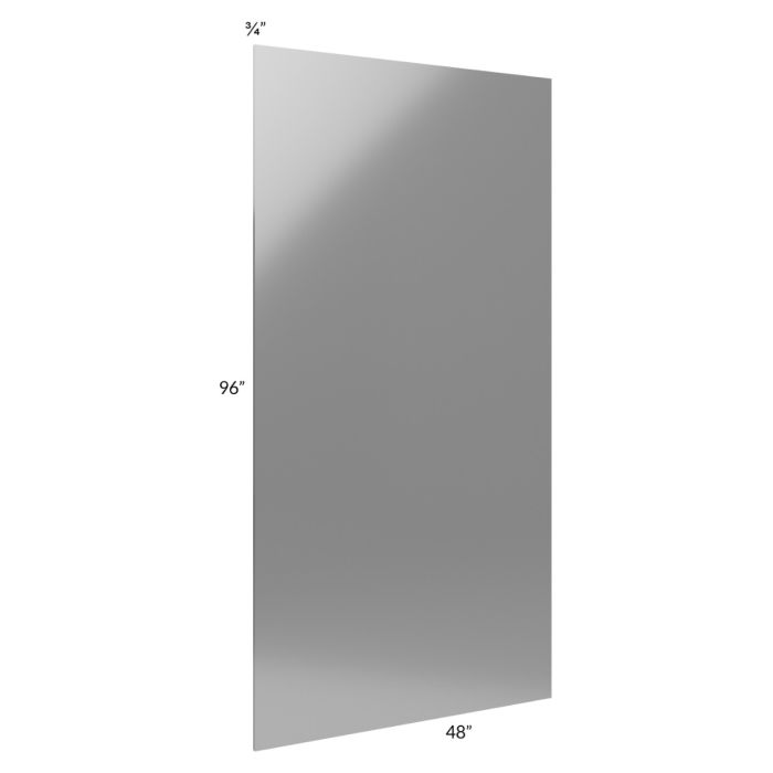 Milan Grey Gloss 4x8 Back Panel (3/4" thick)