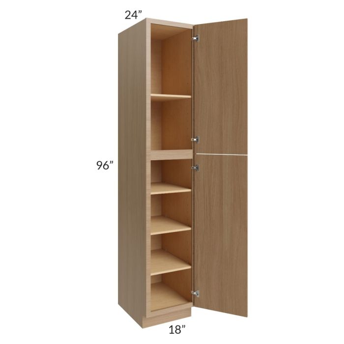 Township Rift Oak 18x96 Wall Pantry Cabinet
