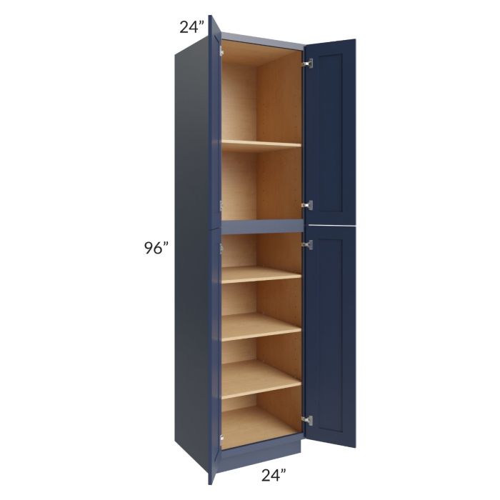 Bayville Blue 24x96 Wall Pantry Cabinet