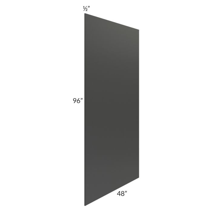 Midtown Black Shaker 4 x 8 Back Panel (1/2" Thick)
