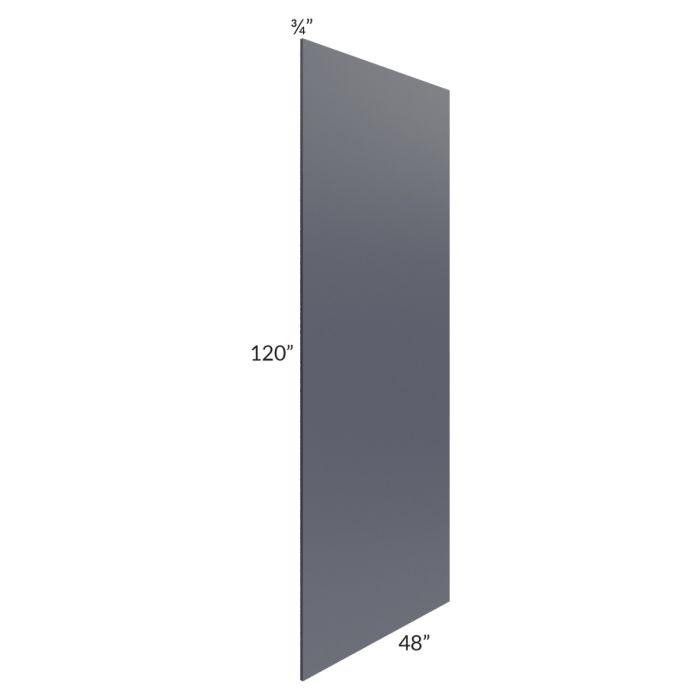 Midtown Indigo Shaker 48 x 120 Back Panel (3/4" Thick)