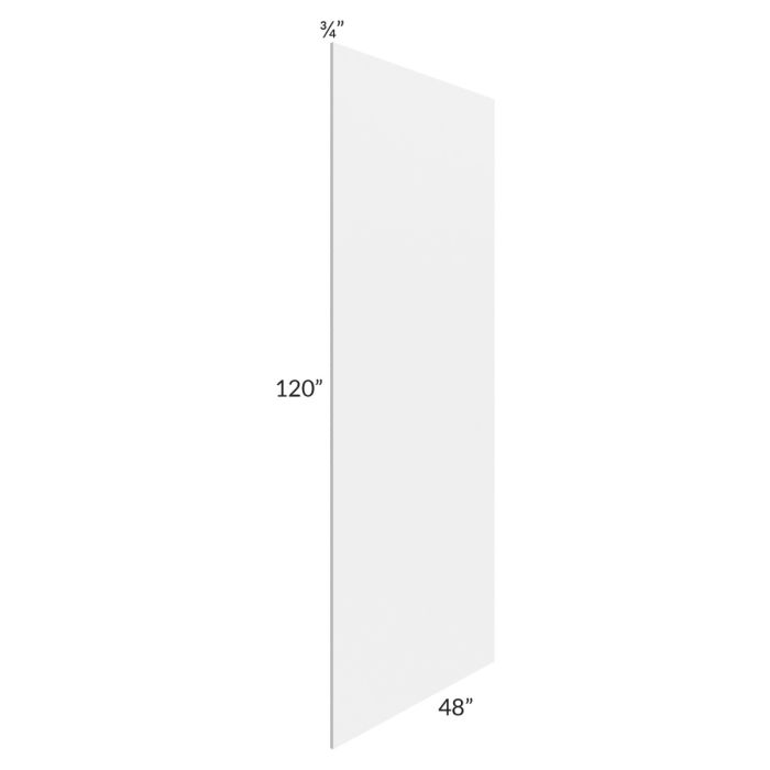 Union White 48 x 120 Back Panel (3/4" Thick)