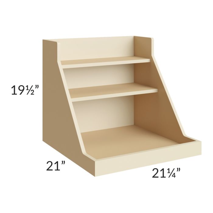 Casselton Ivory Roll Out Pot and Pan Kit for a 24" Base Cabinet
