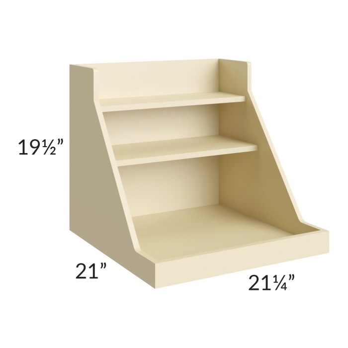 Phoenix Cream Glaze Roll Out Pot and Pan Kit for a 24" Base Cabinet