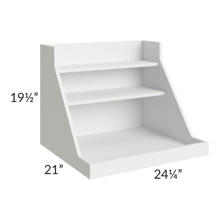 Brighton White Shaker Roll Out Pot and Pan Kit for a 27" Base Cabinet