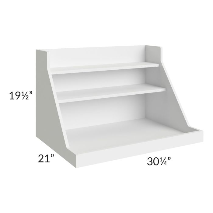 Brighton White Shaker Roll Out Pot and Pan Kit for a 33" Base Cabinet