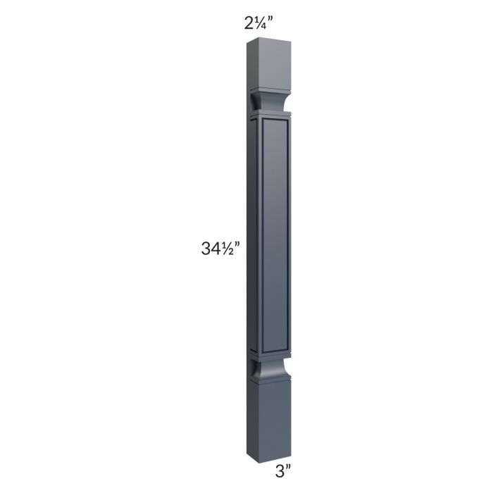 Midtown Blue Shaker Plain Base Pilaster