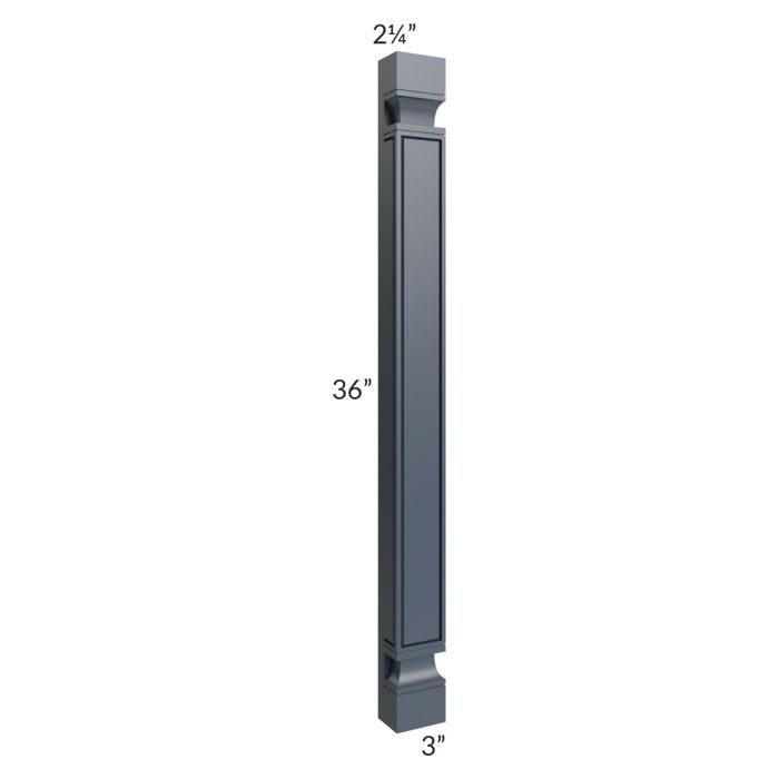 Midtown Blue Shaker 36" Wall Plain Pilaster