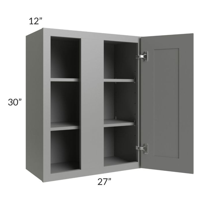Shale Grey Shaker 27x30 Blind Corner Wall Cabinet