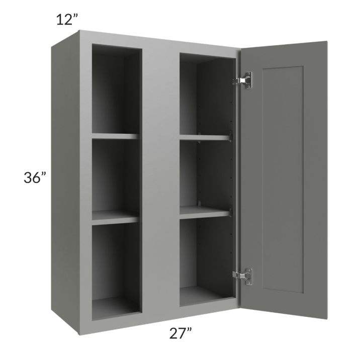 Shale Grey Shaker 27x36 Blind Corner Wall Cabinet