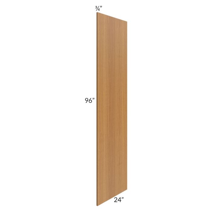 Artisan Walnut Shaker 24x96 Refrigerator End Panel