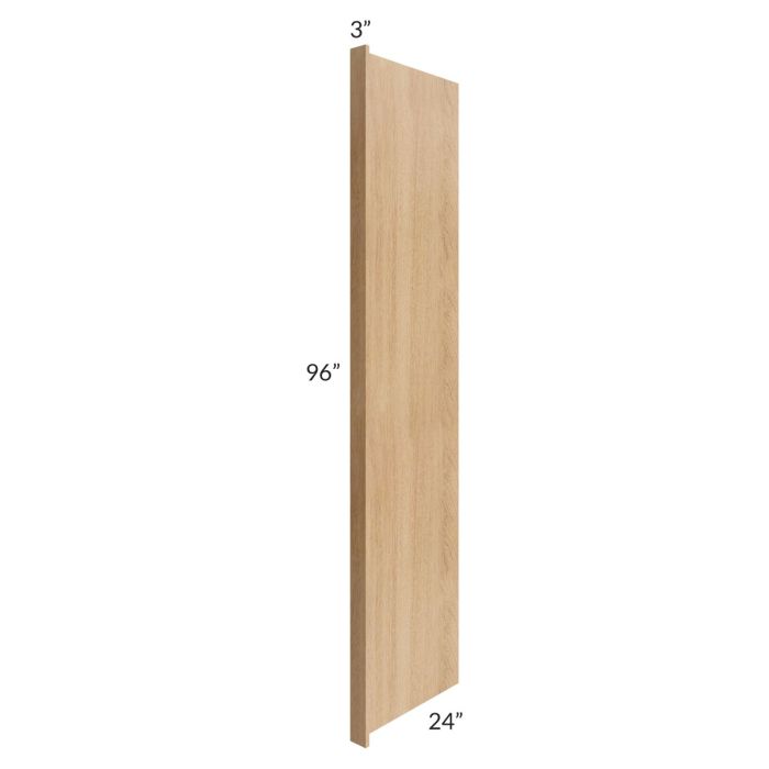 Midtown Timber Shaker 24x96 Refrigerator End Panel with 3" Stile