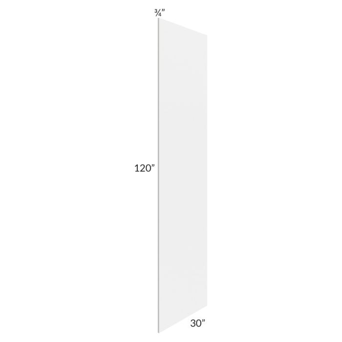 Salem White 30x120 Refrigerator Panel