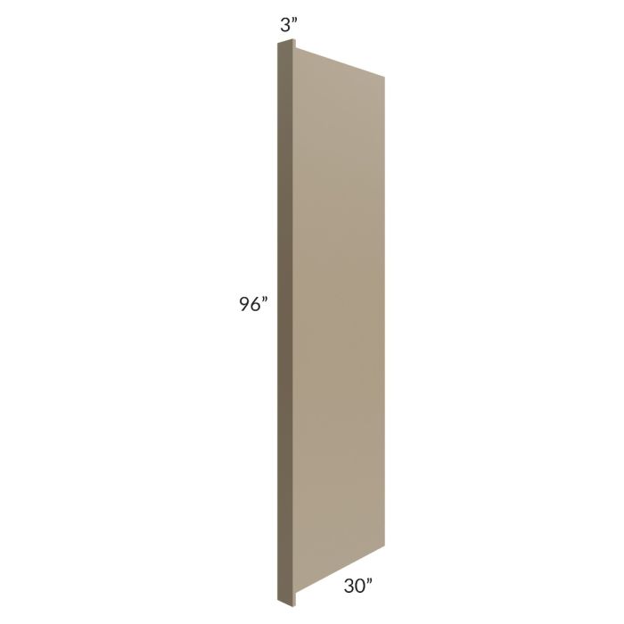 Tuscan Oyster 30x96 Refrigerator End Panel with a 3" Return
