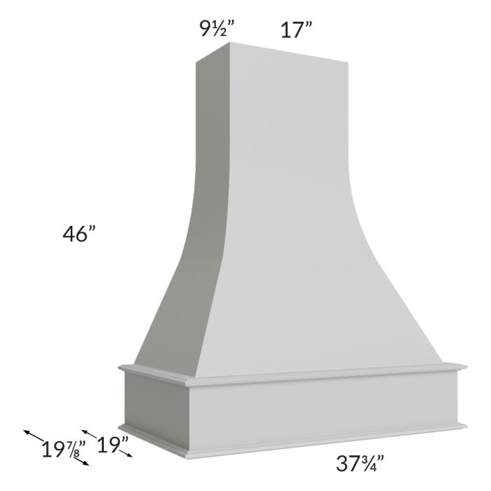 Tuscan Painted Grey 36" Artisan Hood
